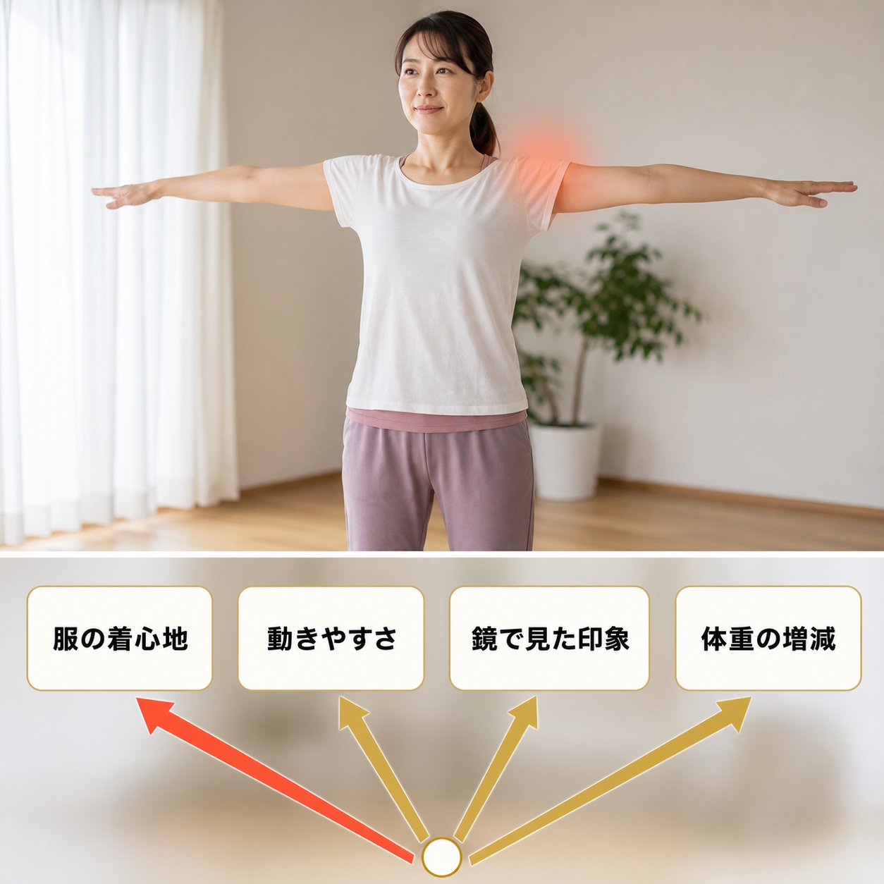 ボディメイク ダイエット 違い｜メカニズム｜見る先をひとつに絞らない