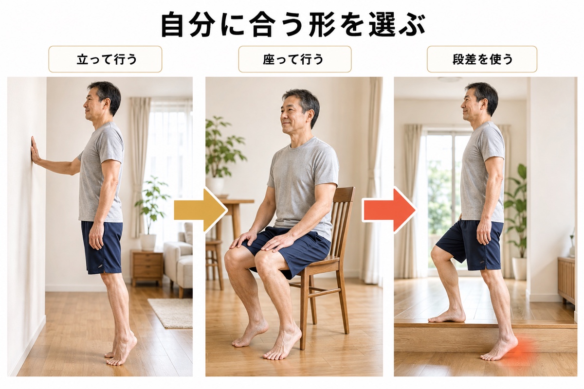 ふくらはぎ 筋トレ｜種目の選び分け