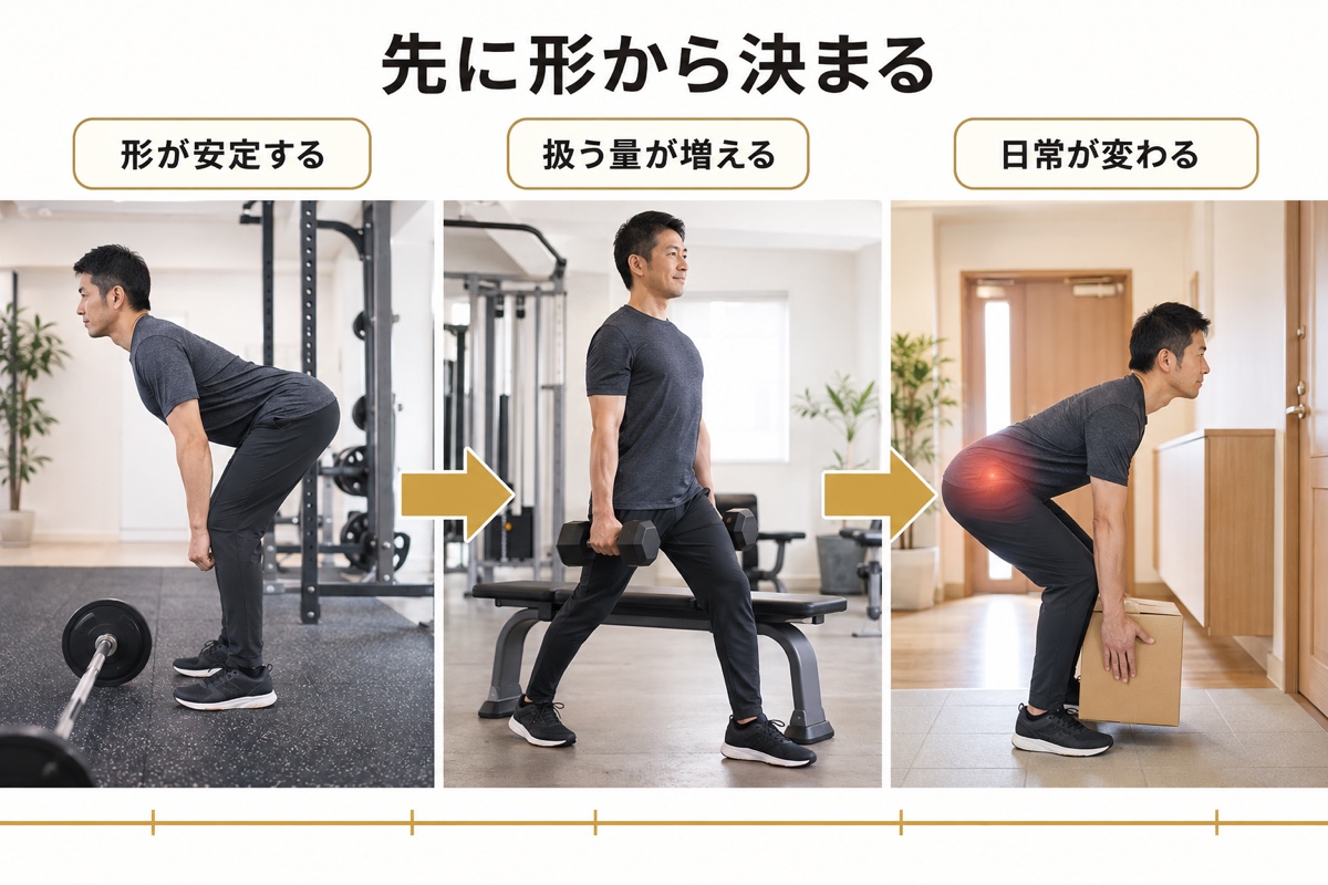 デッドリフト｜変化を感じてくる時期