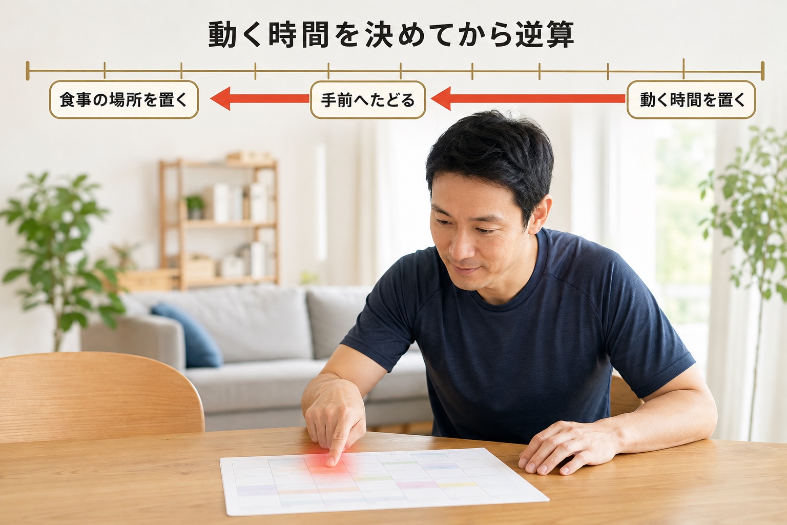 筋トレ 前後 食事｜メカニズム｜運動時刻から逆算する