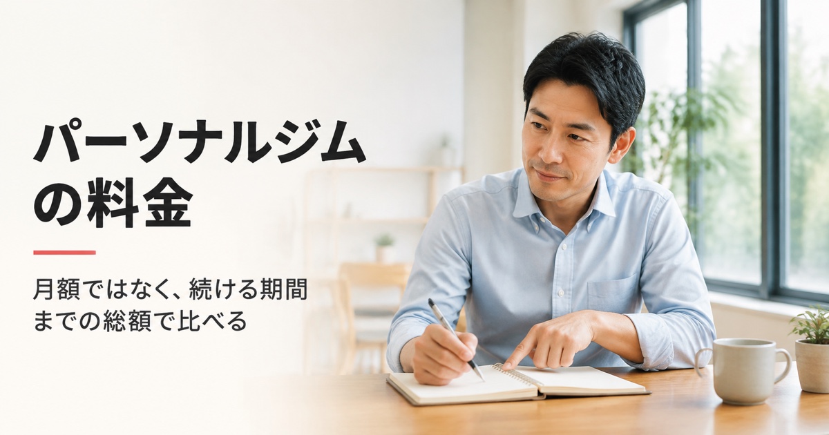 パーソナルジム 料金 相場|FV