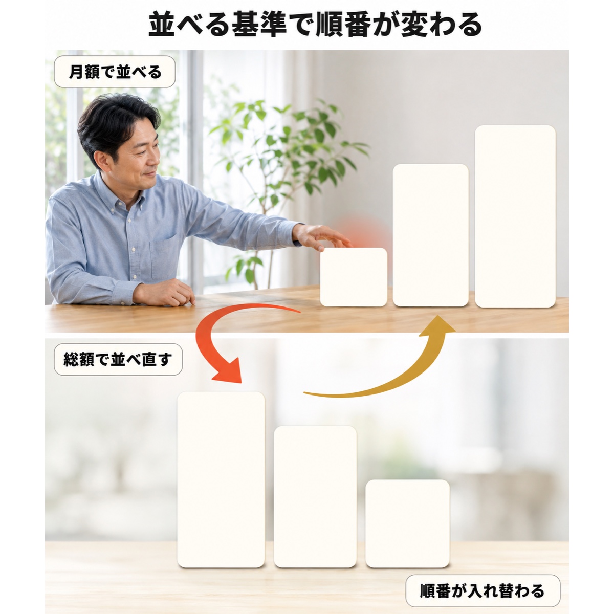 パーソナルジム 料金 相場｜メカニズム｜月額と総額で順位が入れ替わる