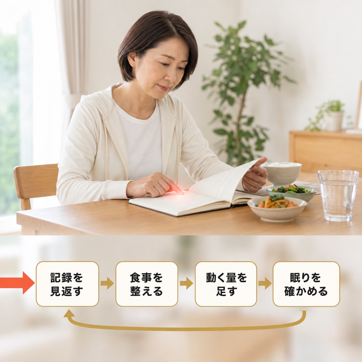 体脂肪 減らす｜手順｜減らないときの見直し順