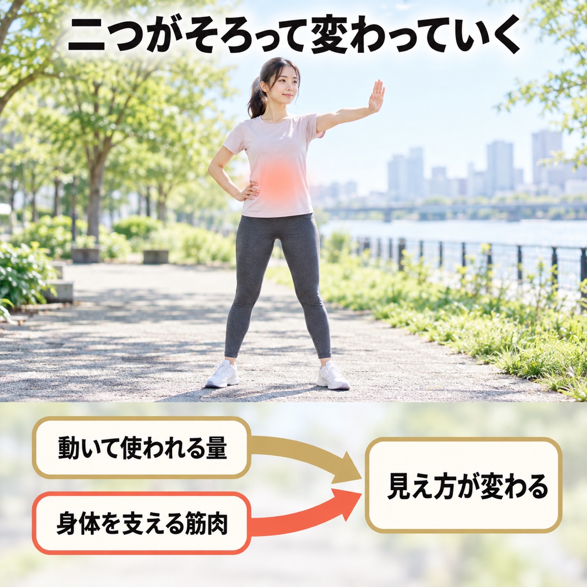 痩せるスポーツ｜メカニズム｜使われる量と、支える筋肉