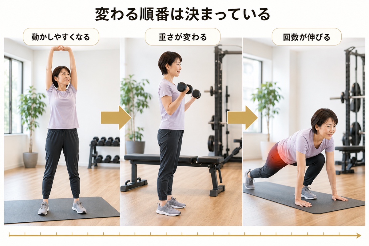 筋トレ 週何回｜時間軸｜変化を感じるまで