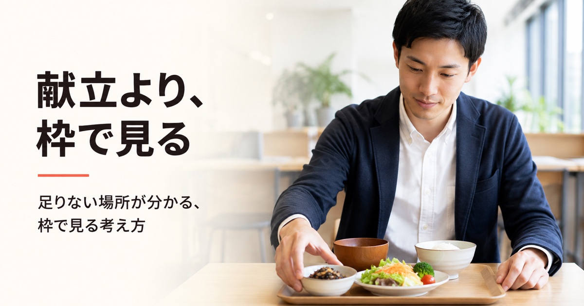 筋トレ 食事 メニュー|FV