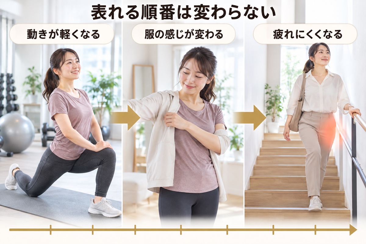 フィットネスジムとは｜変化が見えてくる時期