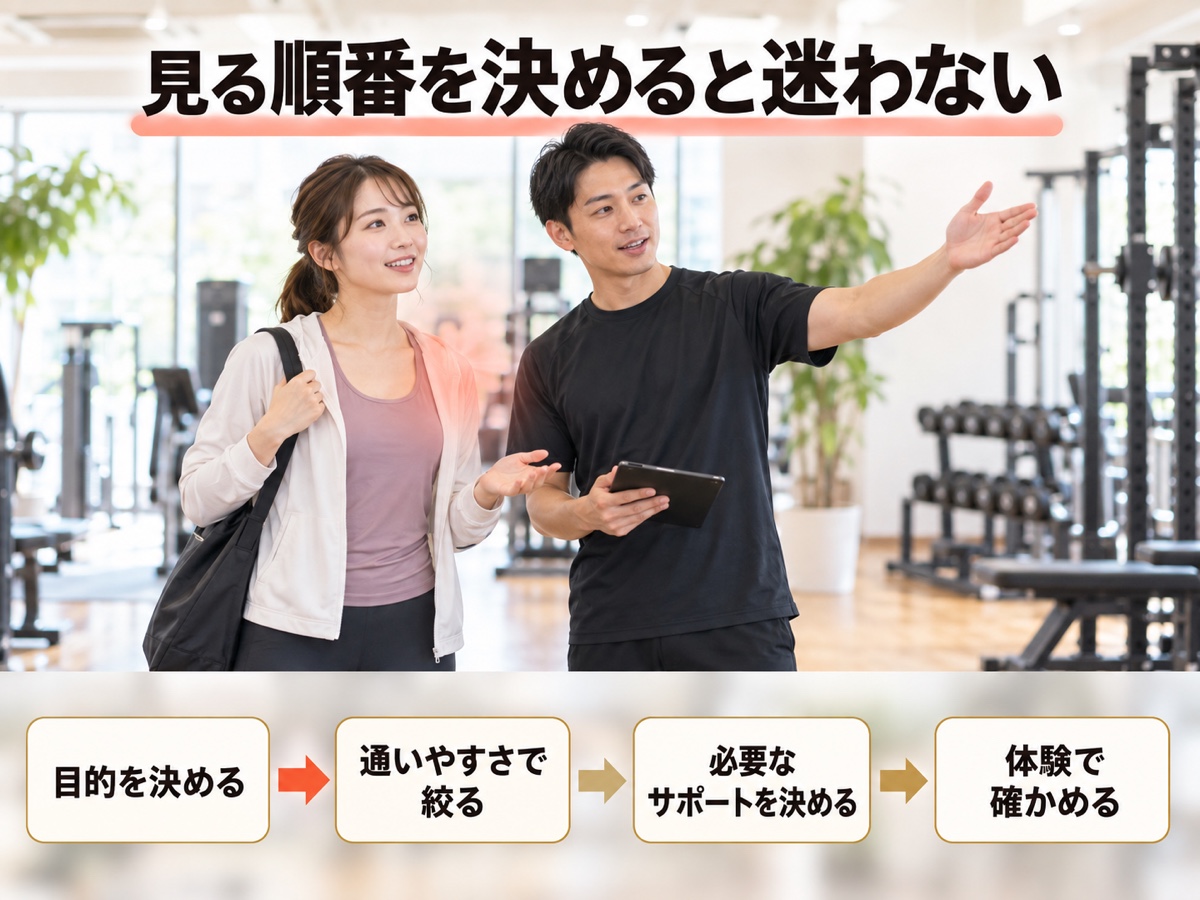 フィットネスジムとは｜自分に合うジムを選ぶ順番