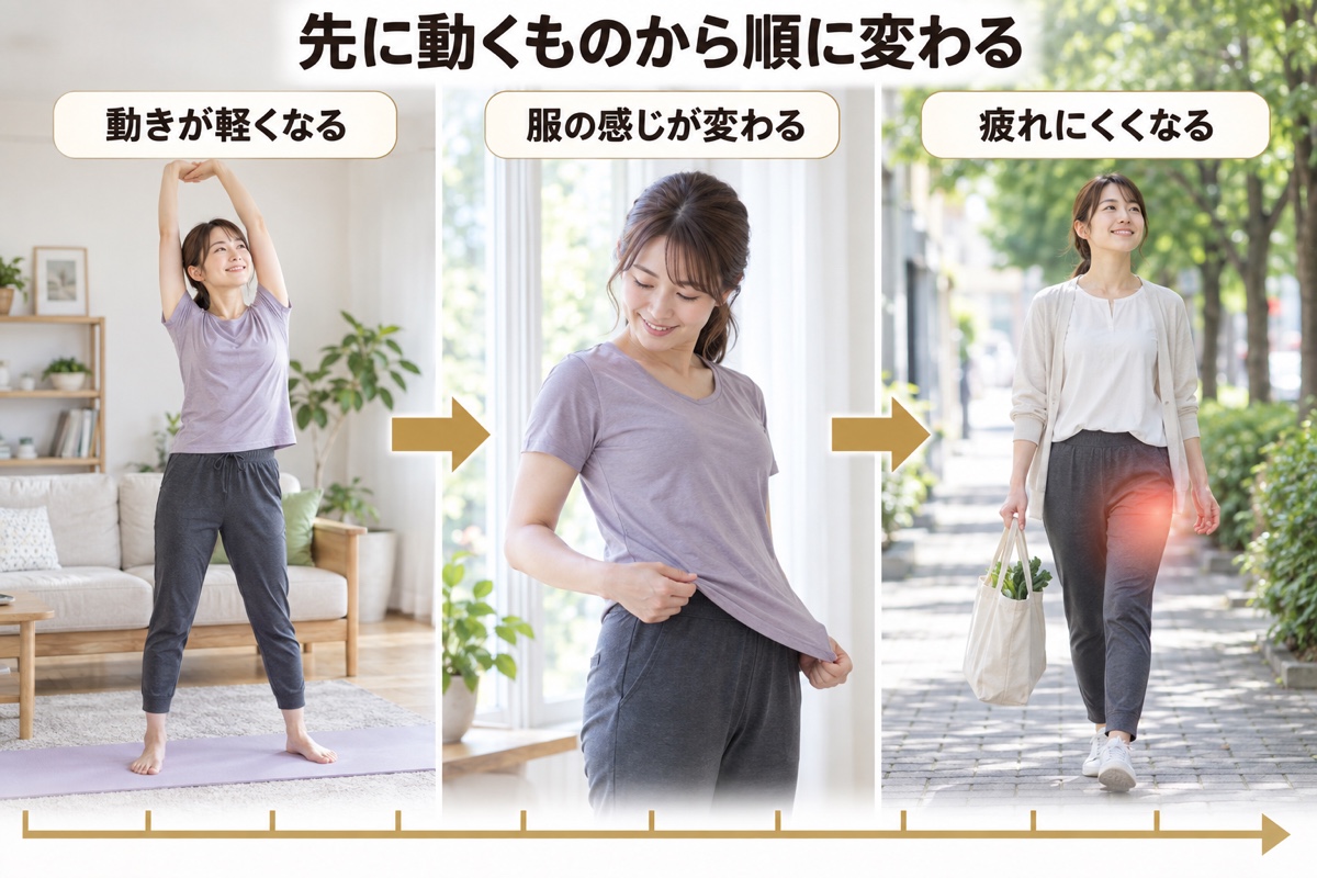 運動 週何回｜変化が見えてくる順番