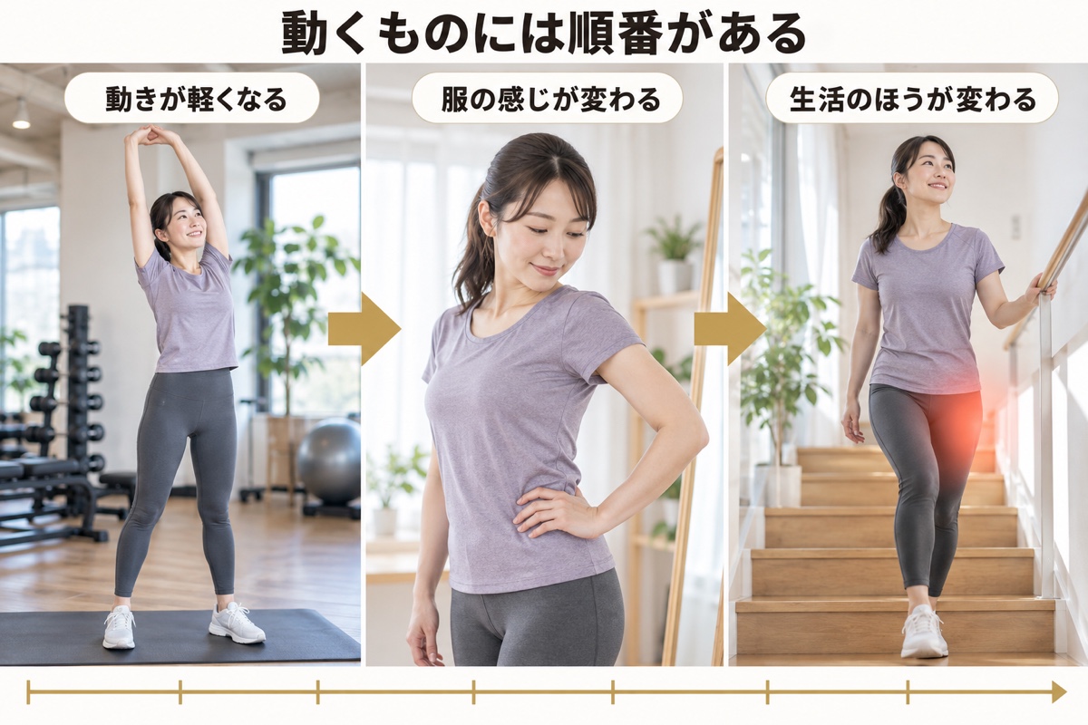ジム 痩せない｜変化が見えてくる時期