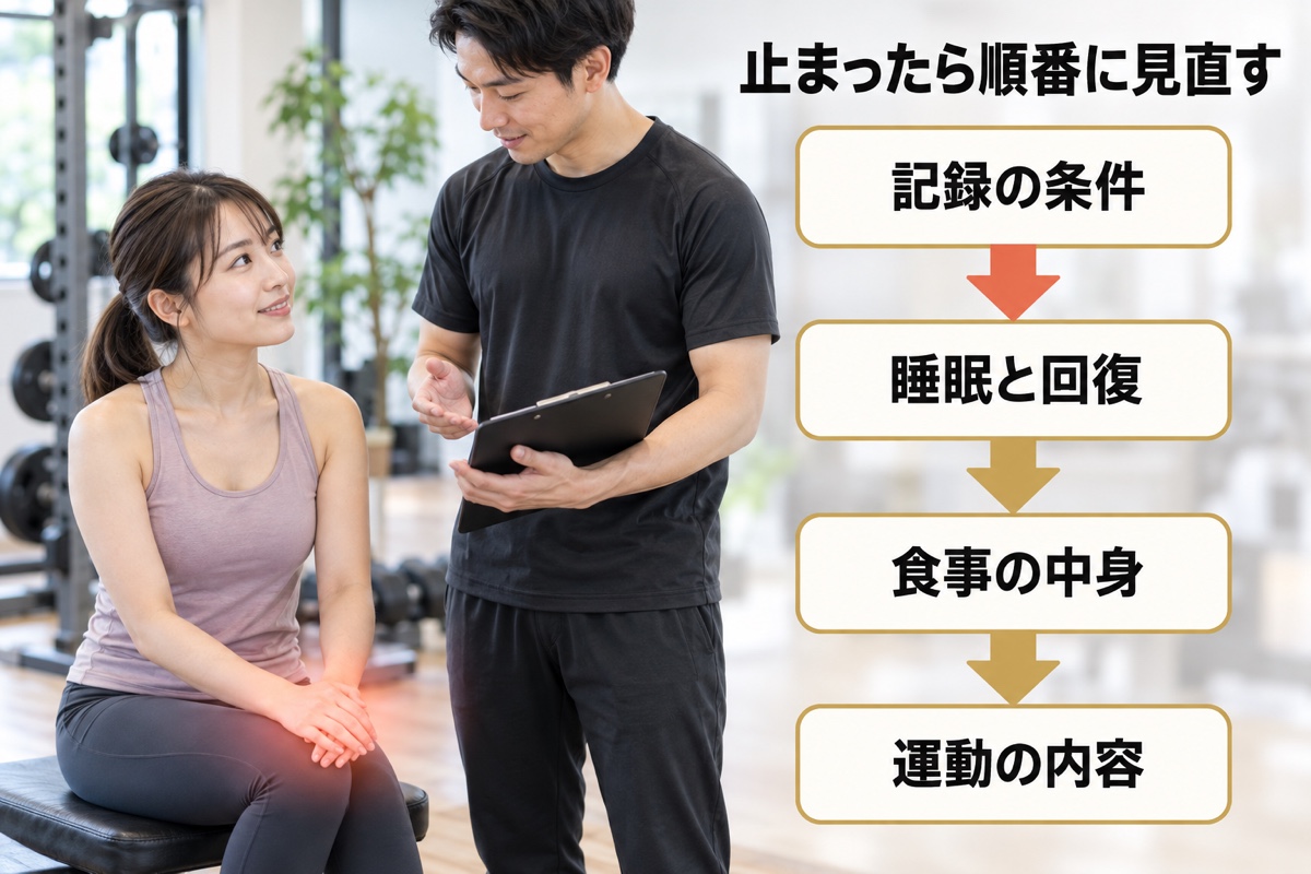 ダイエット 何ヶ月｜停滞期に見直す順番