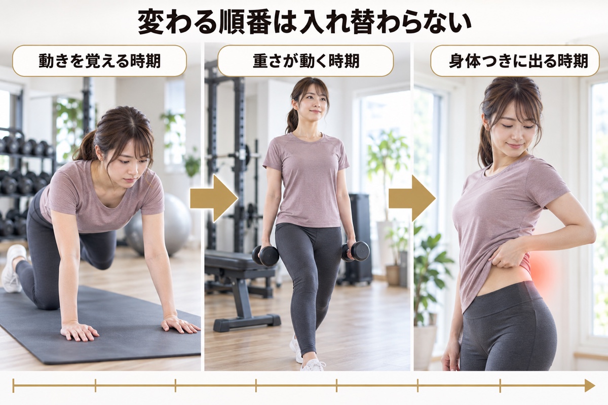 筋トレ 2ヶ月｜時期ごとに変わるもの